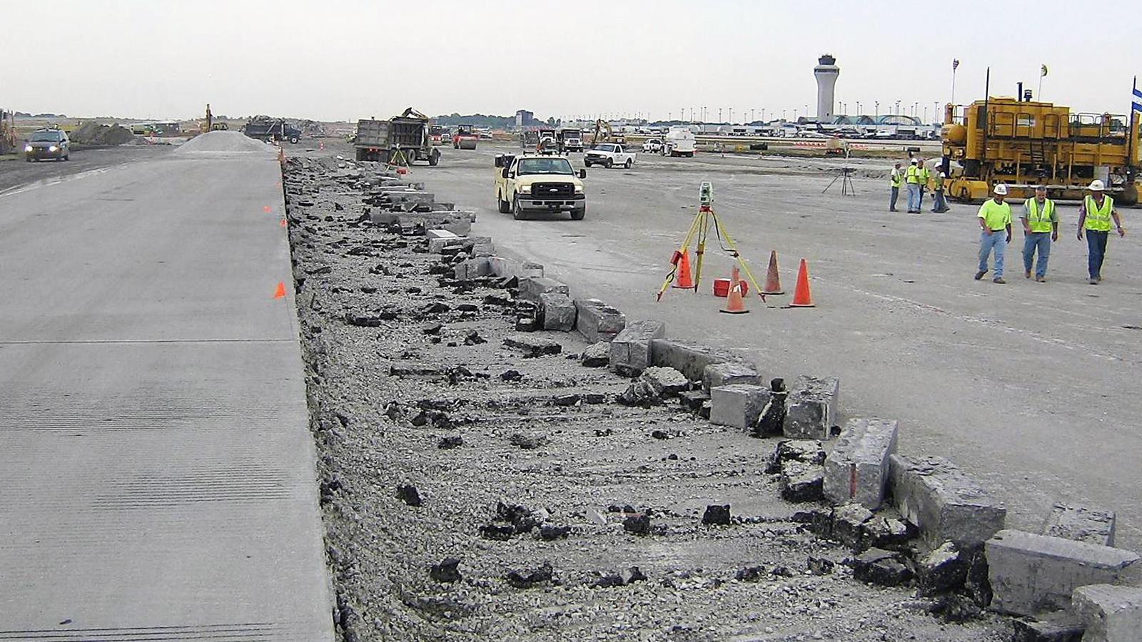 Lambert-St Louis International Airport Runway Rehabilitation Recycled Pavement