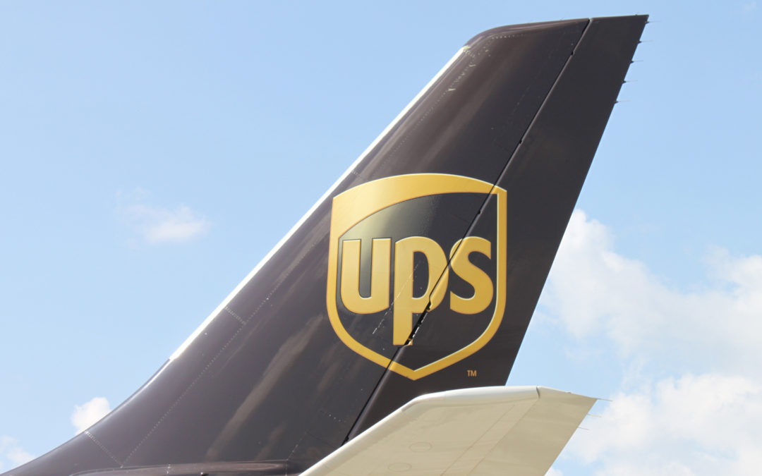 Airport UPS Air Hub and Package Sorting Facility