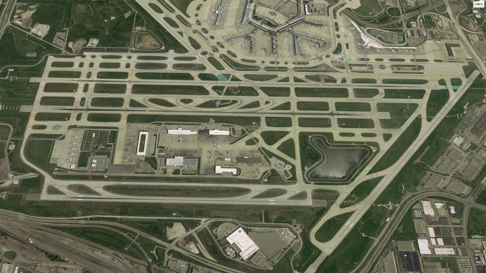 OHare Airport Aerial