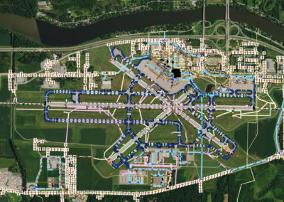 Quad City International Airport GIS Aerial Map