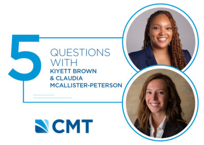 5 Questions with CMT’s Kiyett Brown, Ph.D., and Claudia McAllister-Peterson