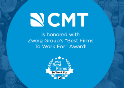 CMT Named Among Zweig Group’s 2023 “Best Firms to Work For”
