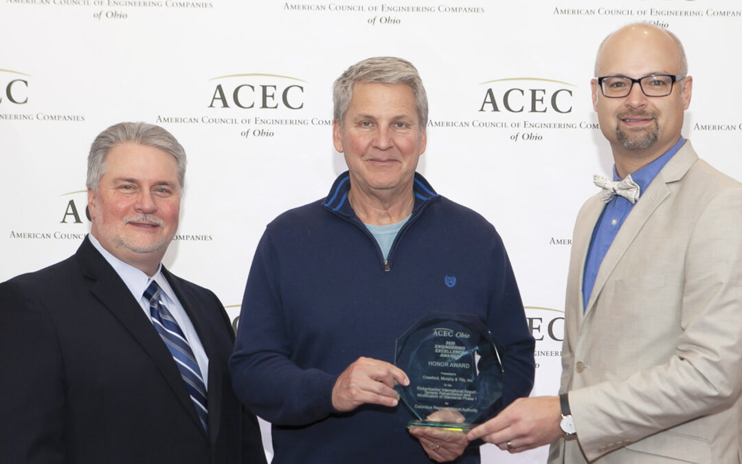 CMT Recently Awarded an Honor Award at the American Council of Engineering Companies of Ohio (ACEC-OH) Engineering Excellence Awards