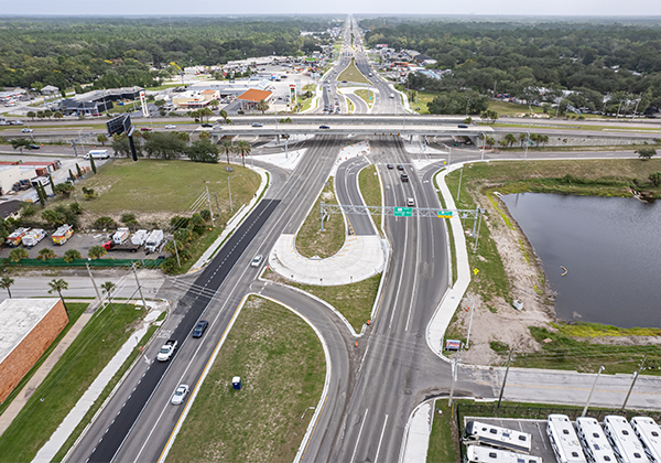 The First Double Median U-Turn Intersection (MUT) in Florida