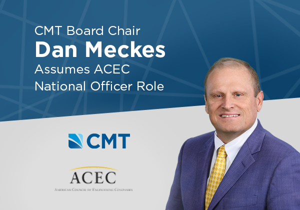 Crawford, Murphy & Tilly Board Chair Daniel Meckes Assumes ACEC National Officer Role