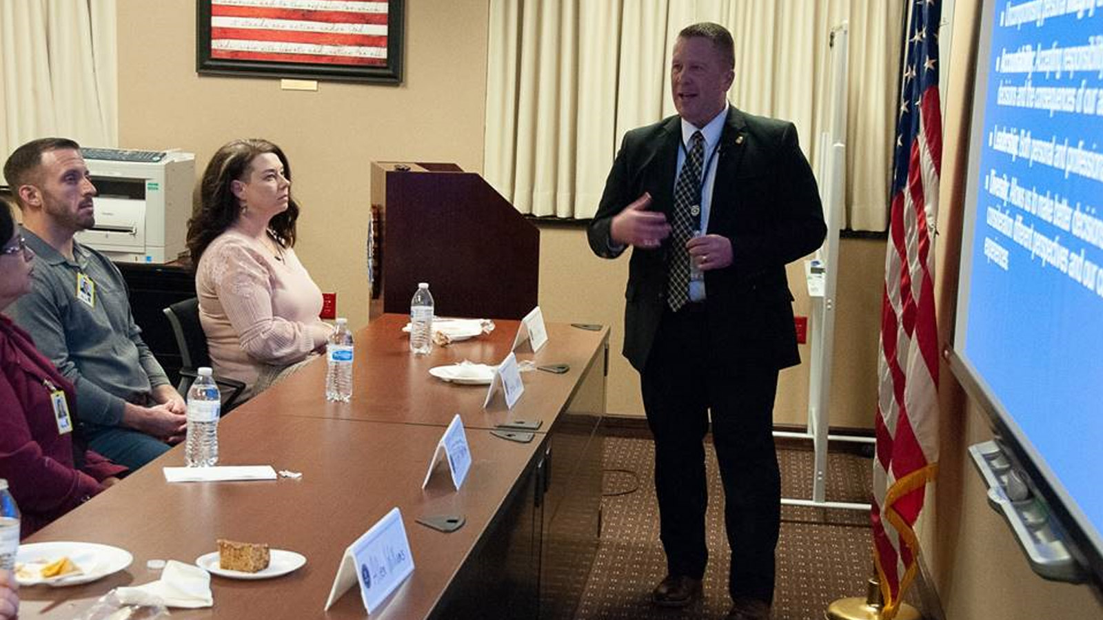 Matt Overbey at FBI Citizens Academy