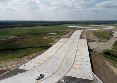 Taxiway Bridge and Sustainable Solutions at MidAmerica Airport
