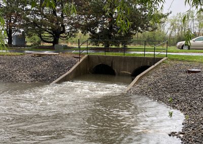 existing culvert outfall