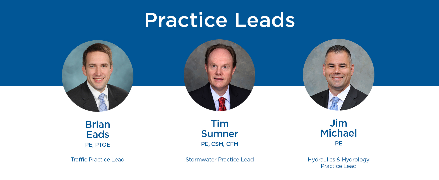 Practice Lead Top Banner