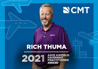 CMT’s Rich Thuma Recognized with 2021 Airfield Pavement Practitioner Award