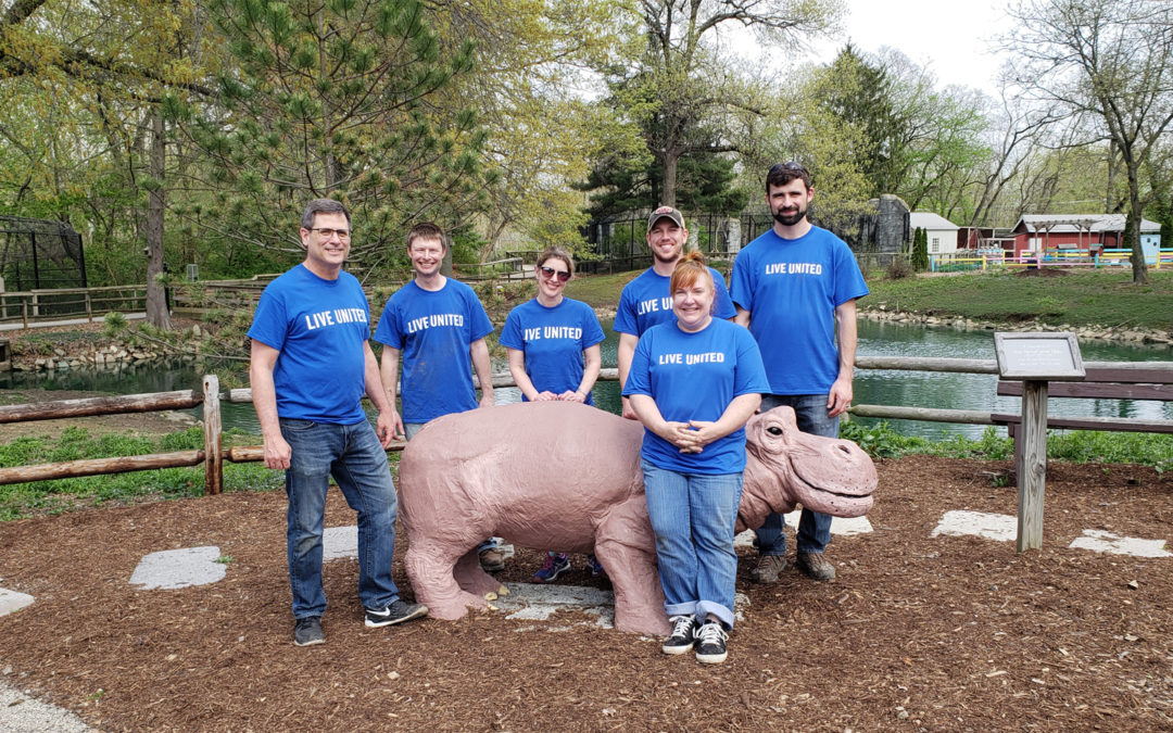 CMT’s United Way Volunteers at Day of Action Spring 2018 in Springfield, IL