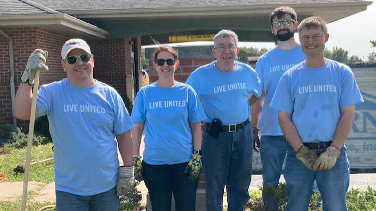 United Way Day of Action, Fall 2021, Springfield, IL, Group Shot