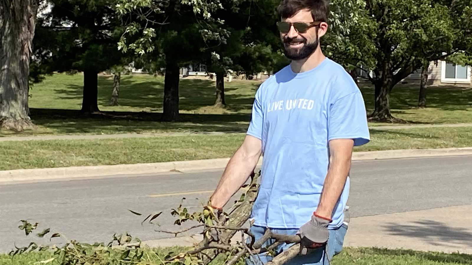 United Way Day of Action, Fall 2021, Springfield, IL, Henry Schmit